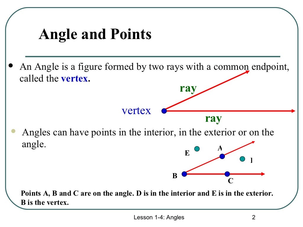 Ppt on angles for class 4 picture