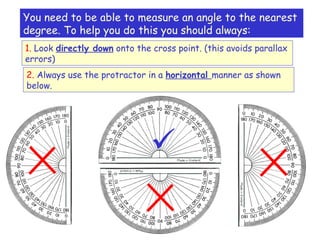 Measuring the angles using protractor ppt | PPT