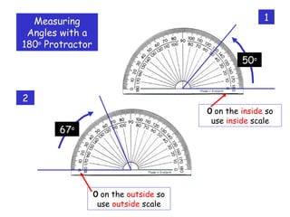Measuring the angles using protractor ppt | PPT