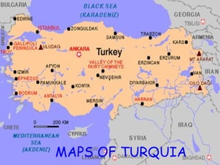 MAPS OF TURQUIA 