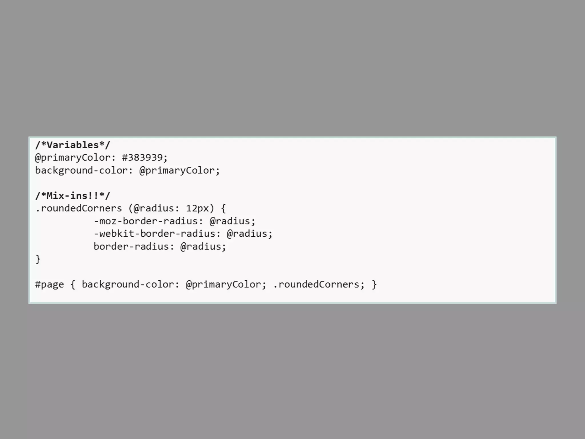 Doing More with LESS for CSS