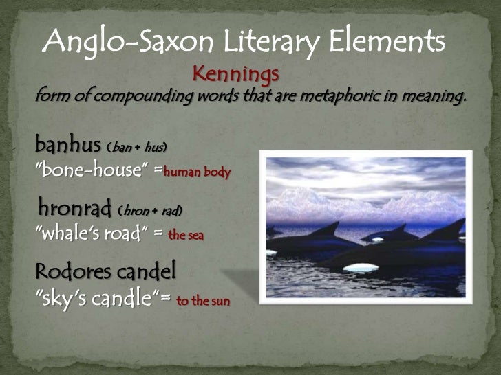 Anglo Saxon Language And Literary Terms