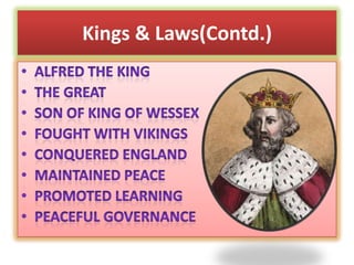 Kings & Laws(Contd.)