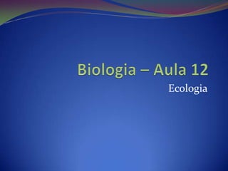 Ecologia