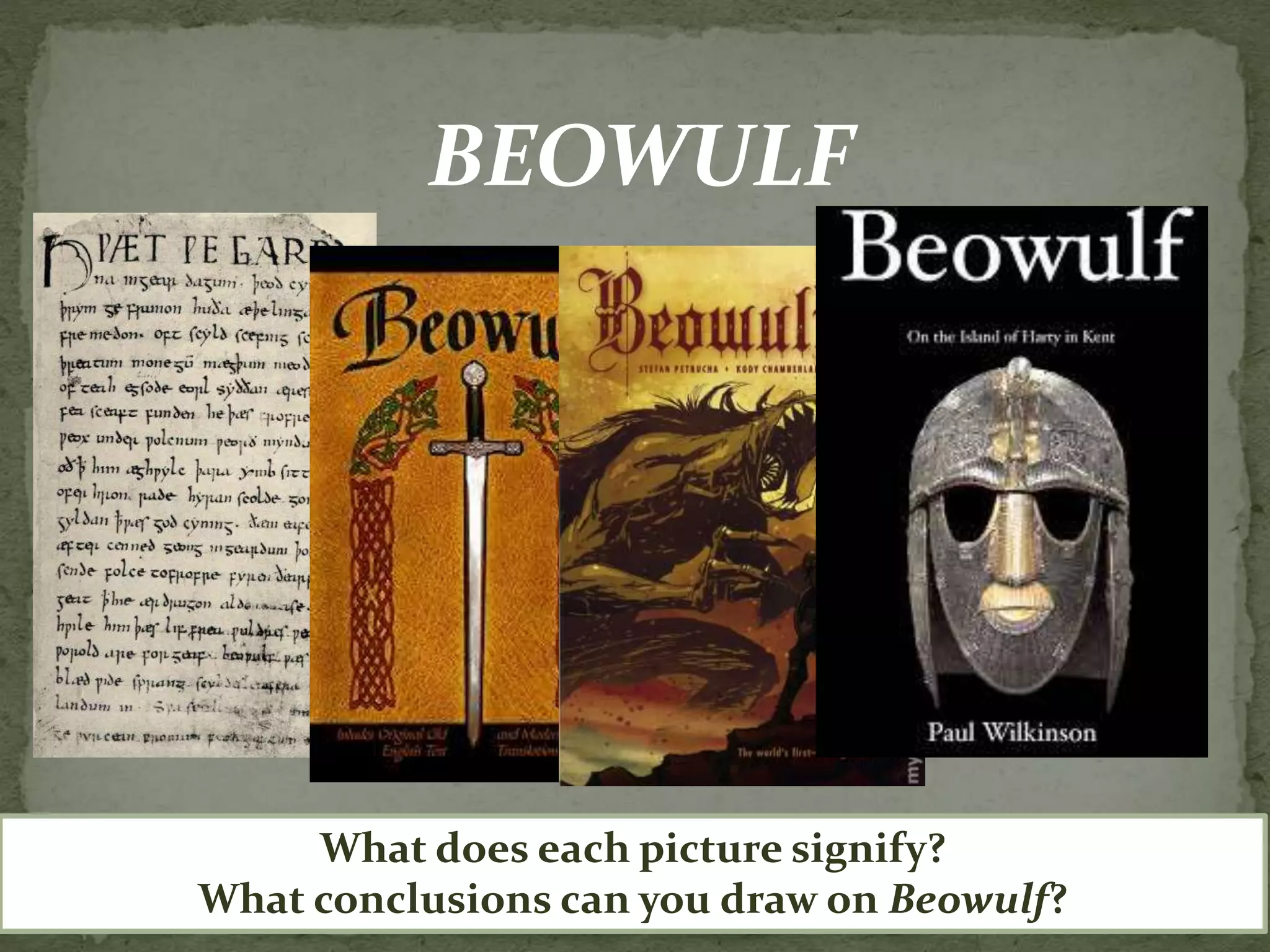 Anglo saxons and beowulf | PPTX