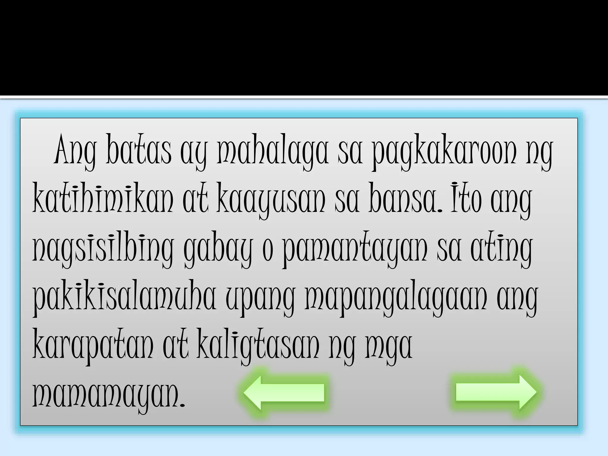 Ang mga batas sa pilipinas | PPTX