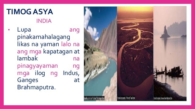 Yamang Tubig Ng Timog Silangang Asya Mga Yamang Tubig Sa Timog Asya