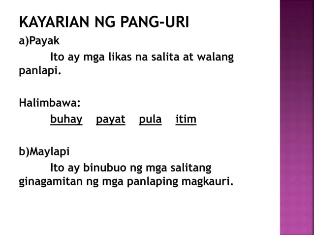 Ang mga panuring | PPTX