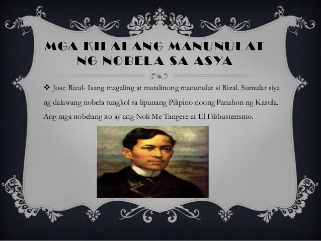 Kilalang Manunulat Sa Pilipinas Nobela (christinesusana)