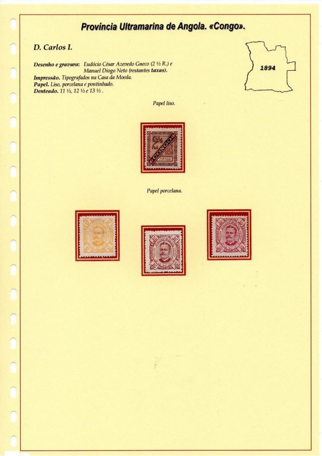 Província Ultramarina de Angola - Congo - 1