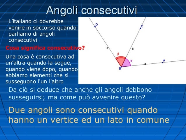 Un Angolo Si Dice Concavo Quando