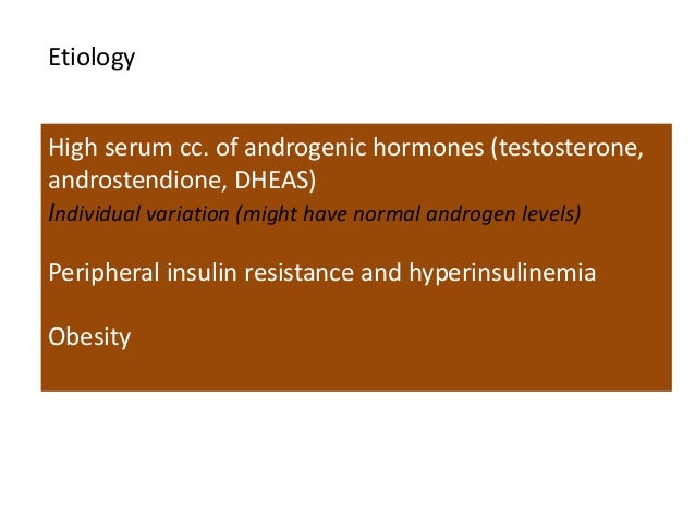 Testosterone Levels In Pcos