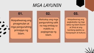 ANG PAG-UNLAD AT PAGLAGANAP NG MGA KABIHASNANG ISLAM | PPTX