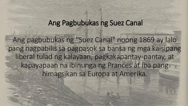 Bakit Mahalaga Ang Ang Pagbubukas Ng Suez Canal - Mobile Legends