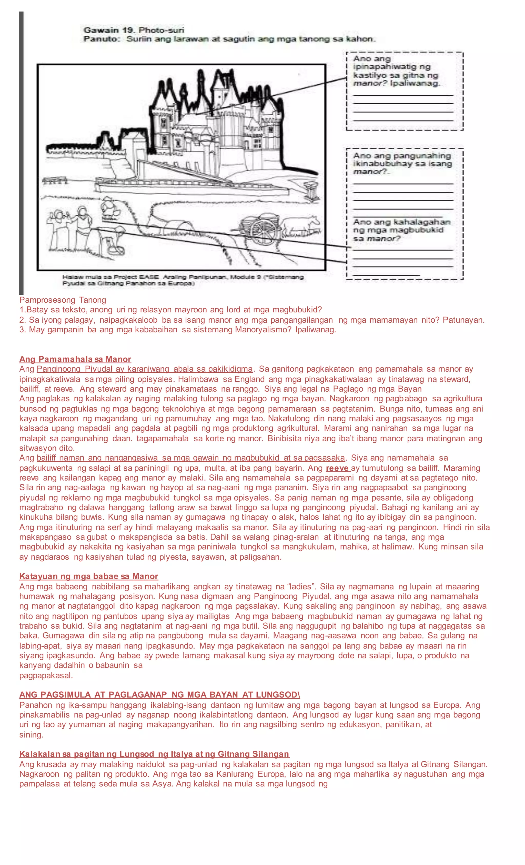 Ang paghina at tuluyang pagbagsak ng imperyo | DOCX