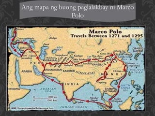paglalakbay ni marco polo