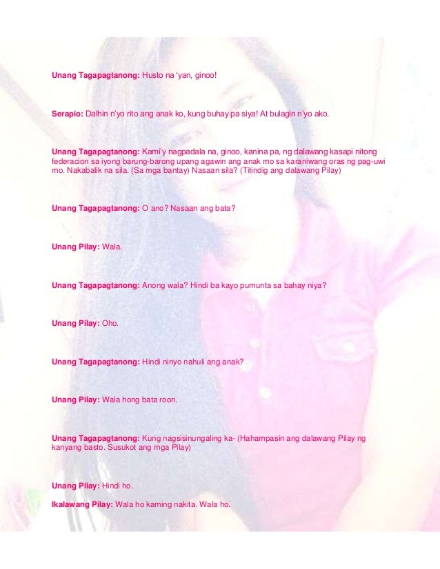 paglilitis ni mang serapio Ang paglilitis ni mang serapio ang paglilitis ni mang serapio as an absurdist play ang paglilitis ni mang serapio is a paradigm of an absurdist play by definition, absurdist play/fiction life without meaning, basing from the actions and events that follow through to a conclusion of a literary piece. paglilitis ni mang serapio Ang paglilitis ni mang serapio ang paglilitis ni mang serapio as an absurdist play ang paglilitis ni mang serapio is a paradigm of an absurdist play by definition, absurdist play/fiction life without meaning, basing from the actions and events that follow through to a conclusion of a literary piece.