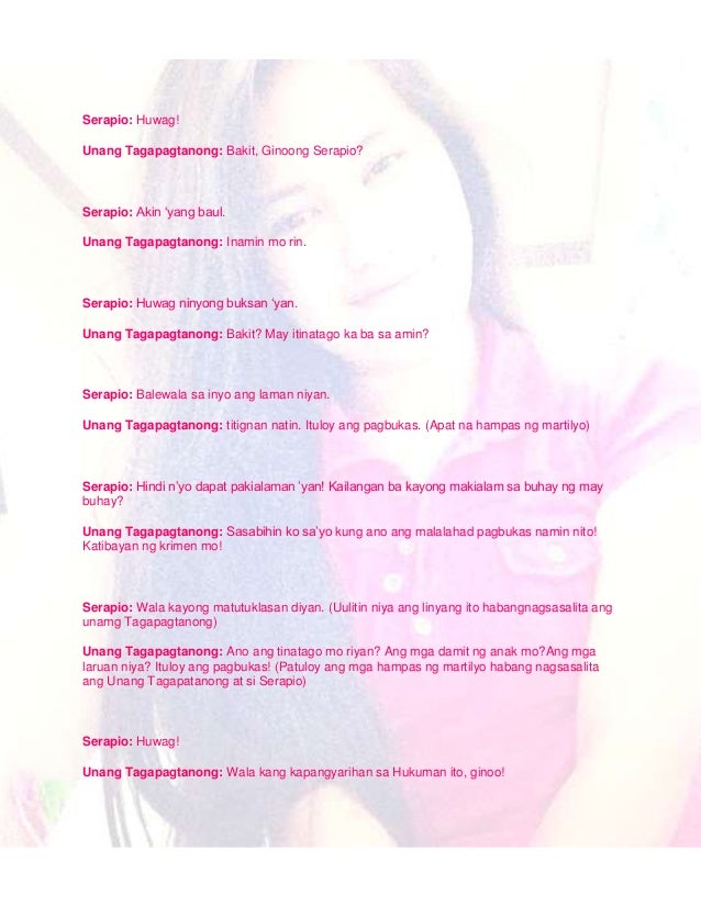 paglilitis ni mang serapio Paul dumol paul a dumol is a his play ang paglilitis kay mang serapio he received the pambansang alagad ni balagtas in the field of drama from the unyon ng. paglilitis ni mang serapio Paul dumol paul a dumol is a his play ang paglilitis kay mang serapio he received the pambansang alagad ni balagtas in the field of drama from the unyon ng.