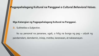 Ang Pagpapahalaga o Values | PPTX