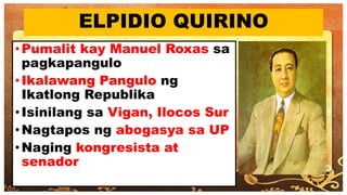 Ang Pamamahala ni Elpidio Quirino.pptx