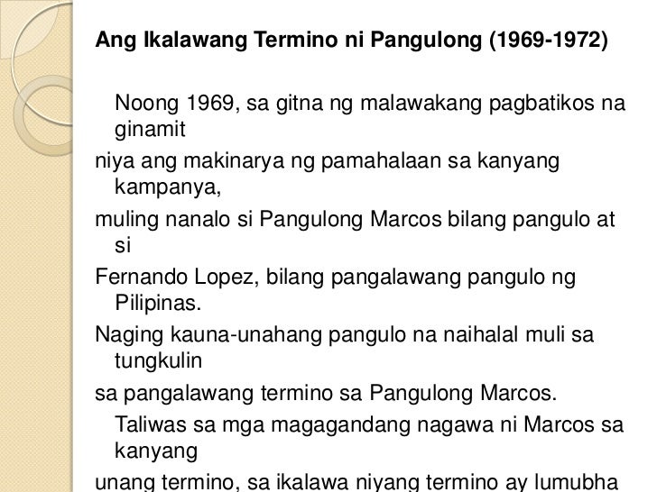 Paano Hinirap Ni Ferdinand Marcos Ang Kanyang Problema