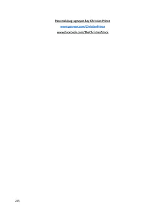 Para makipag-ugnayan kay Christian Prince
www.patreon.com/ChristianPrince
www/facebook.com/TheChristianPrince
255
 