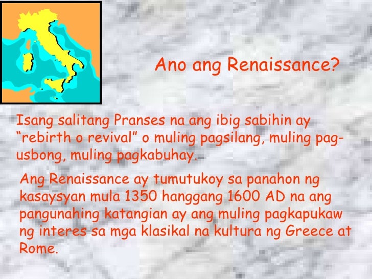 Ang Renaissance Ap Iii