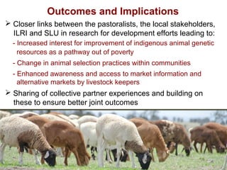 Animal genetic resources for improved productivity under harsh environmental conditions