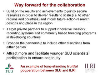 Animal genetic resources for improved productivity under harsh environmental conditions