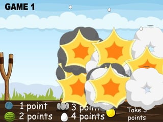 1 point 2 points 3 points 4 points Take 3 points GAME 1 word word word word word word word word word 