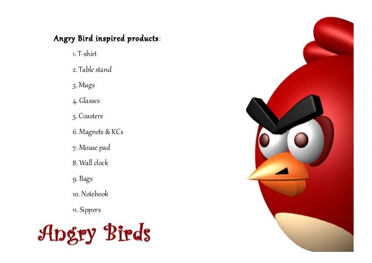 Angry Bird Merchandise