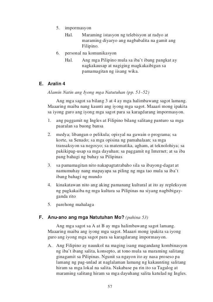 Walong Pangunahing Wika Sa Pilipinas At Mga Halimbawa - Natasya