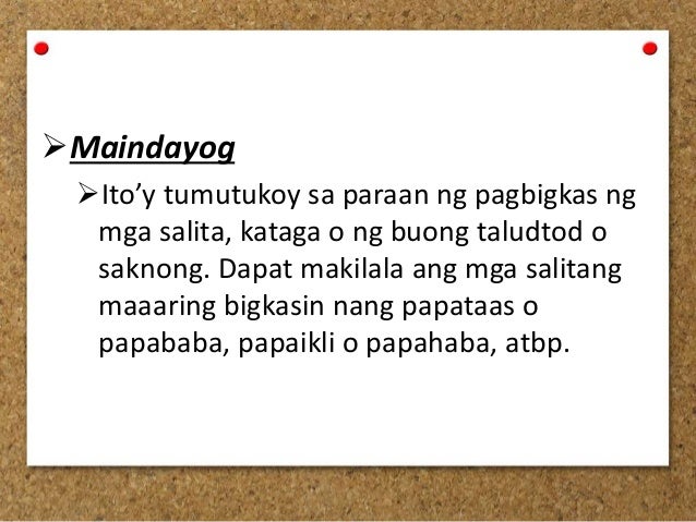 Ang sining ng pagbigkas ng isahan at sabayan