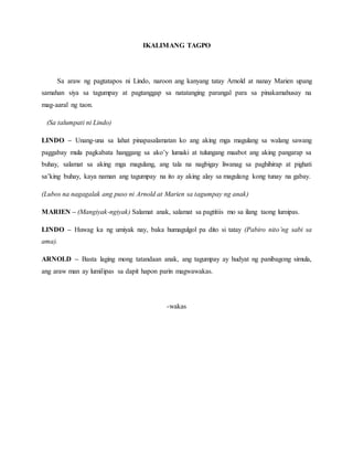 Ang tala | DOCX