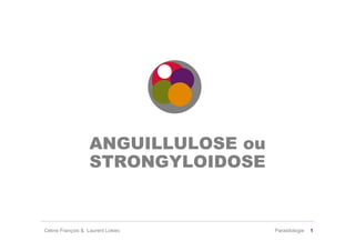 ANGUILLULOSE ou
                   STRONGYLOIDOSE


Céline François & Laurent Lokiec     Parasitologie   1
 