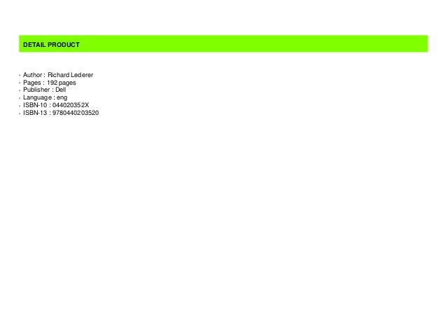 Pdf Epub Anguished English An Anthology Of Accidental Assaults Upo