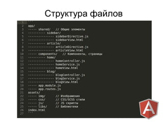 Структура файлов
 