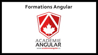 Formations Angular
 