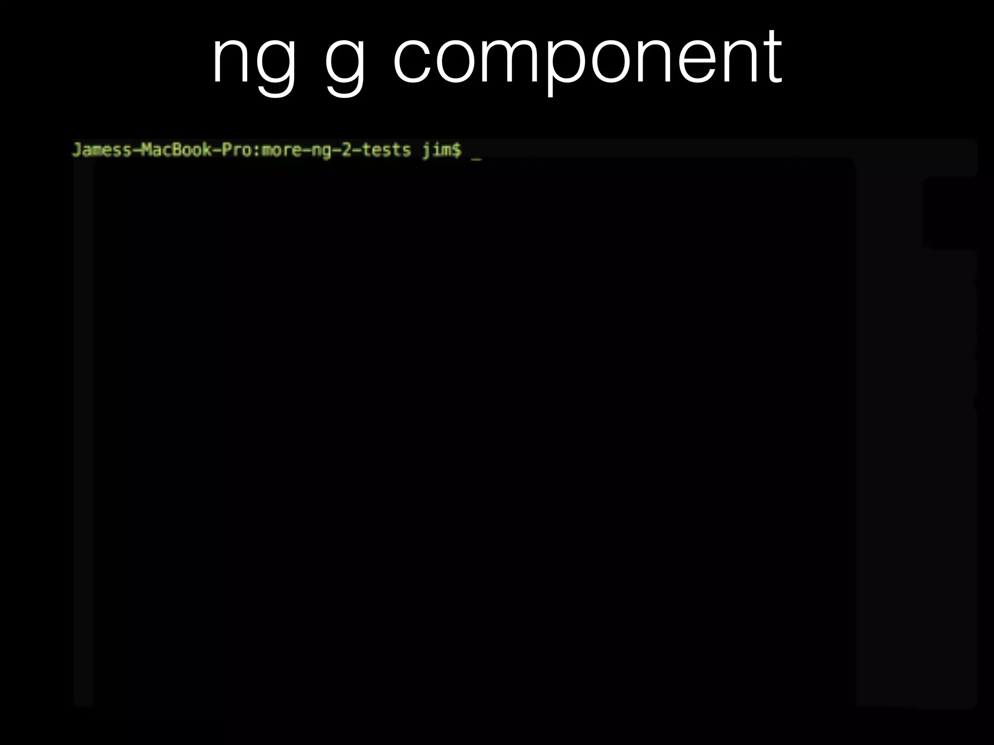 ng g component 