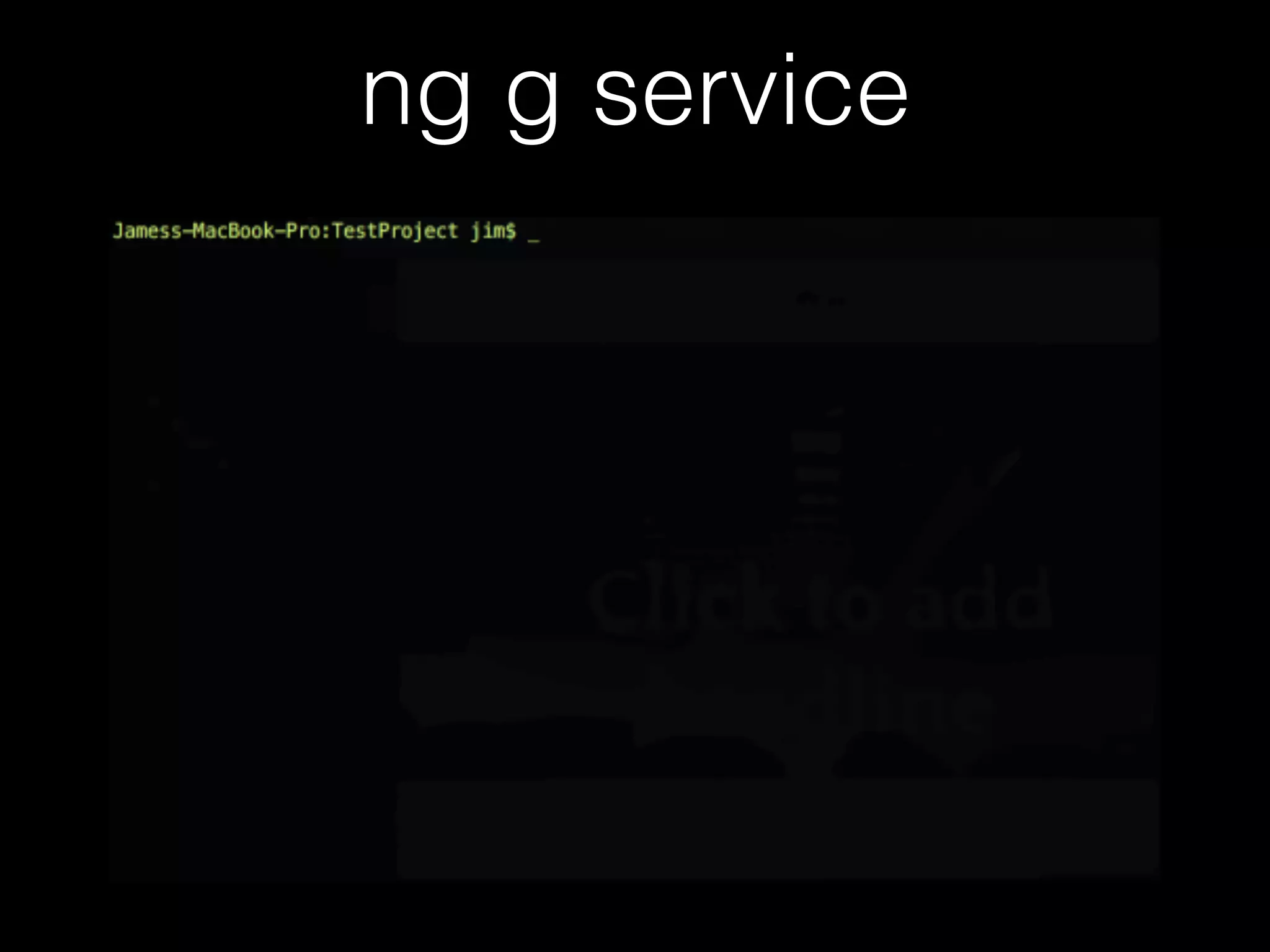 ng g service 