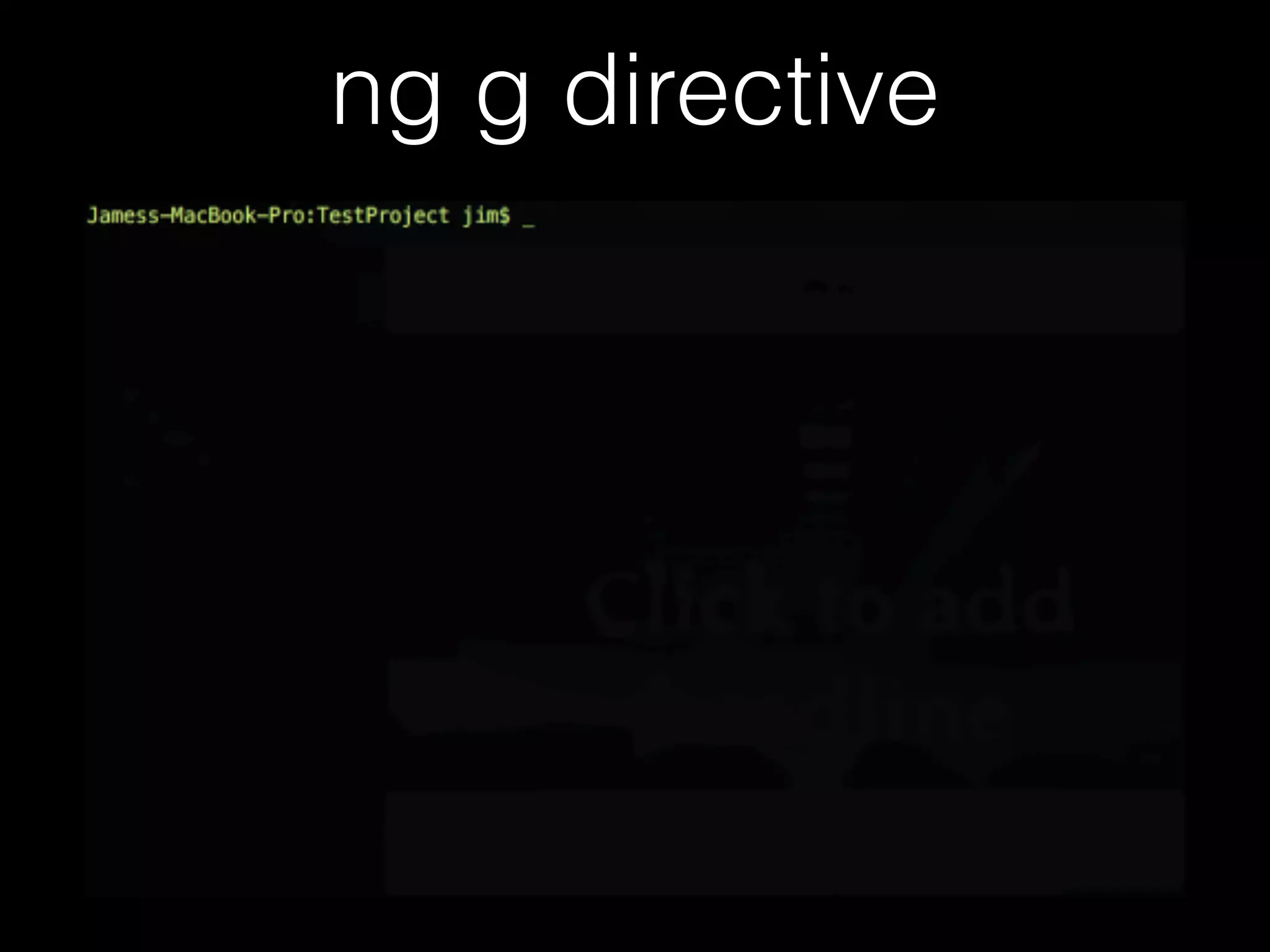 ng g directive 