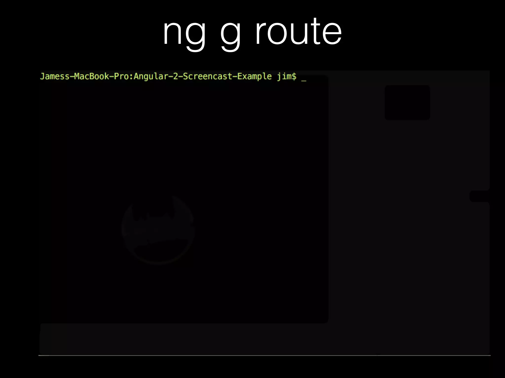 ng g route 