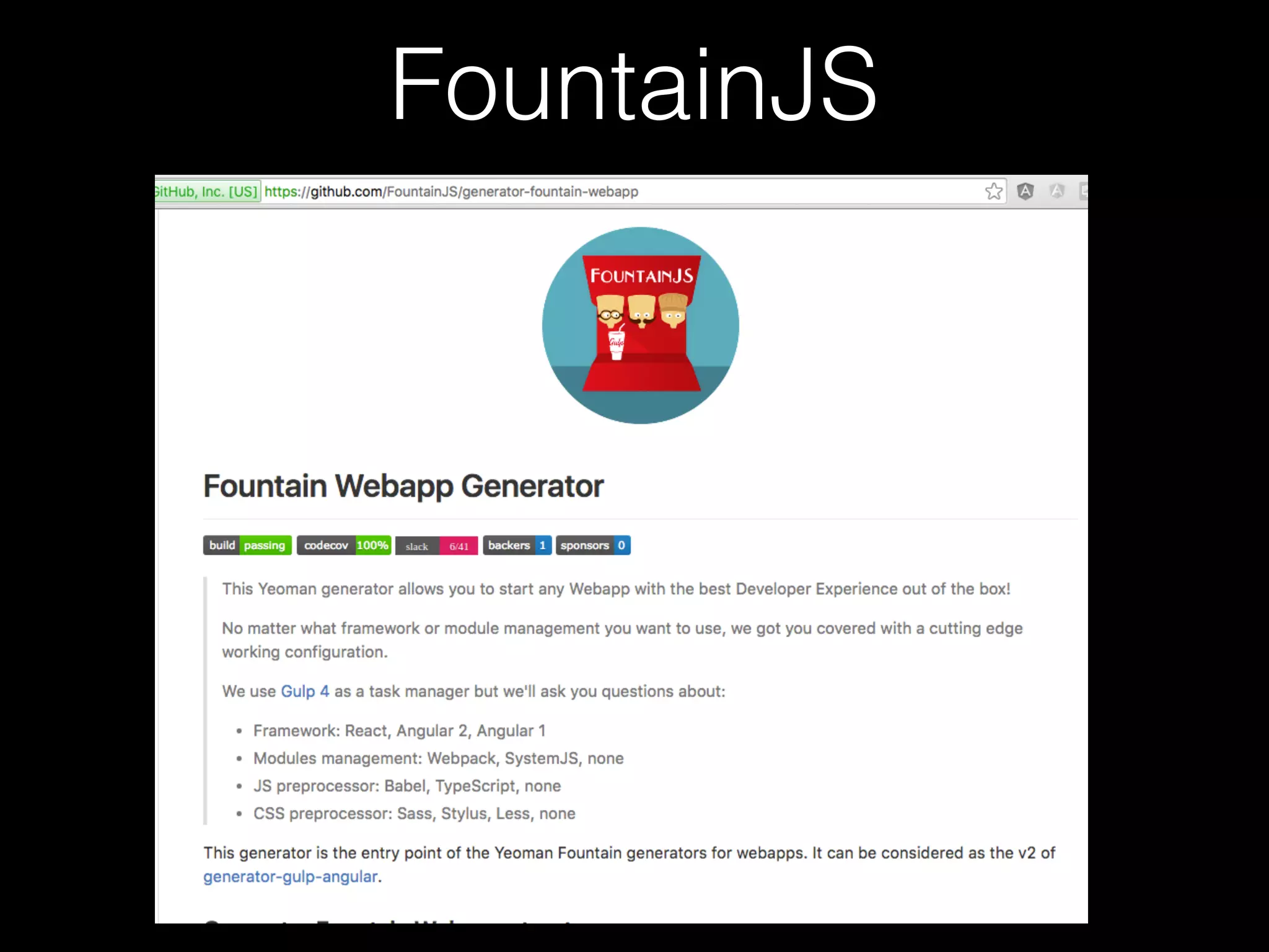 FountainJS 