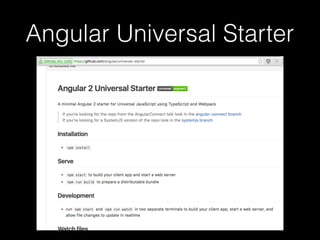Angular Universal Starter
 
