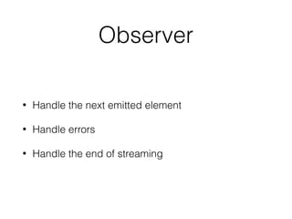 Matcher
• Takes the output of the expect() function
• Takes one parameter
• The expected value
• Compares the expect and actual value using the
logic of the matcher
 