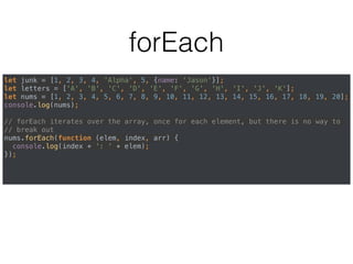 Arrow function
let anon_func = function (num1, num2) { 
return num1 + num2; 
}; 
console.info(`Anonymous func: ${anon_func(1, 2)}`); 
 
let arrow_func = (num1, num2) => num1 + num2; 
console.info(`Arrow func: ${arrow_func(3, 4)}`); 
 
