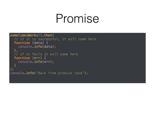 Annotation Example
import {Component, OnInit} from ‘@angular/core'; 
import {QuizService} from './quiz-service'; 
import {ROUTER_DIRECTIVES} from ‘@angular/router'; 
 
@Component({ 
selector: 'quiz', 
templateUrl: './templates/quiz.html', 
directives: [ROUTER_DIRECTIVES], 
providers: [QuizService] 
}) 
export class QuizComponent implements OnInit { 
quizList:IQuizList[] = []; 
 
constructor(private _quizService:QuizService){ 
} 
 
ngOnInit() { 
this.getQuiz(); 
} 
 
getQuiz() { 
this._quizService.getQuizzes().then((quiz) => { 
this.quizList = quiz 
}, (error)=>console.log(error)); 
} 
}
 
