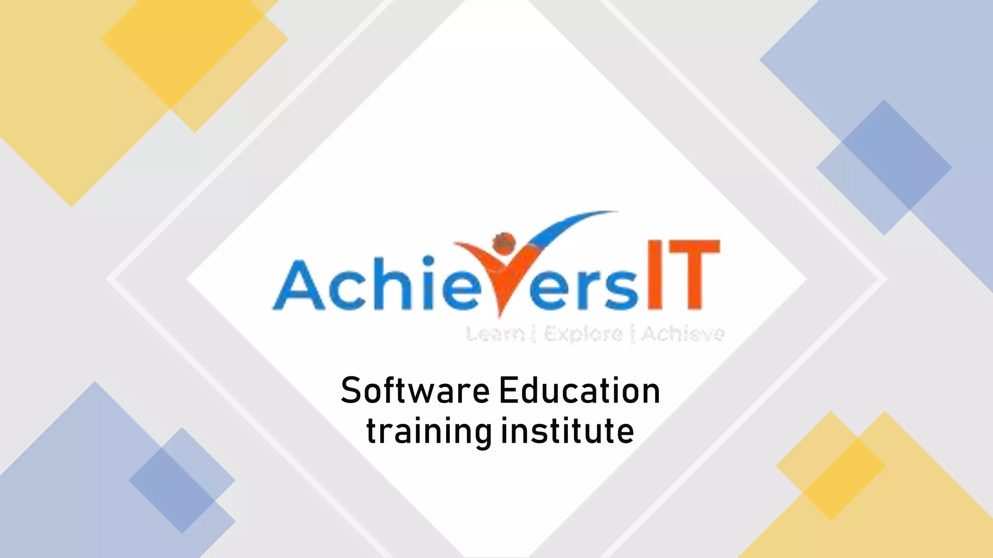 Software Education
training institute
 