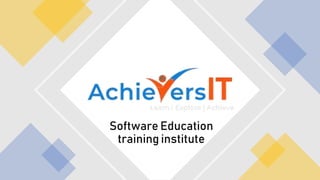 Software Education
training institute
 