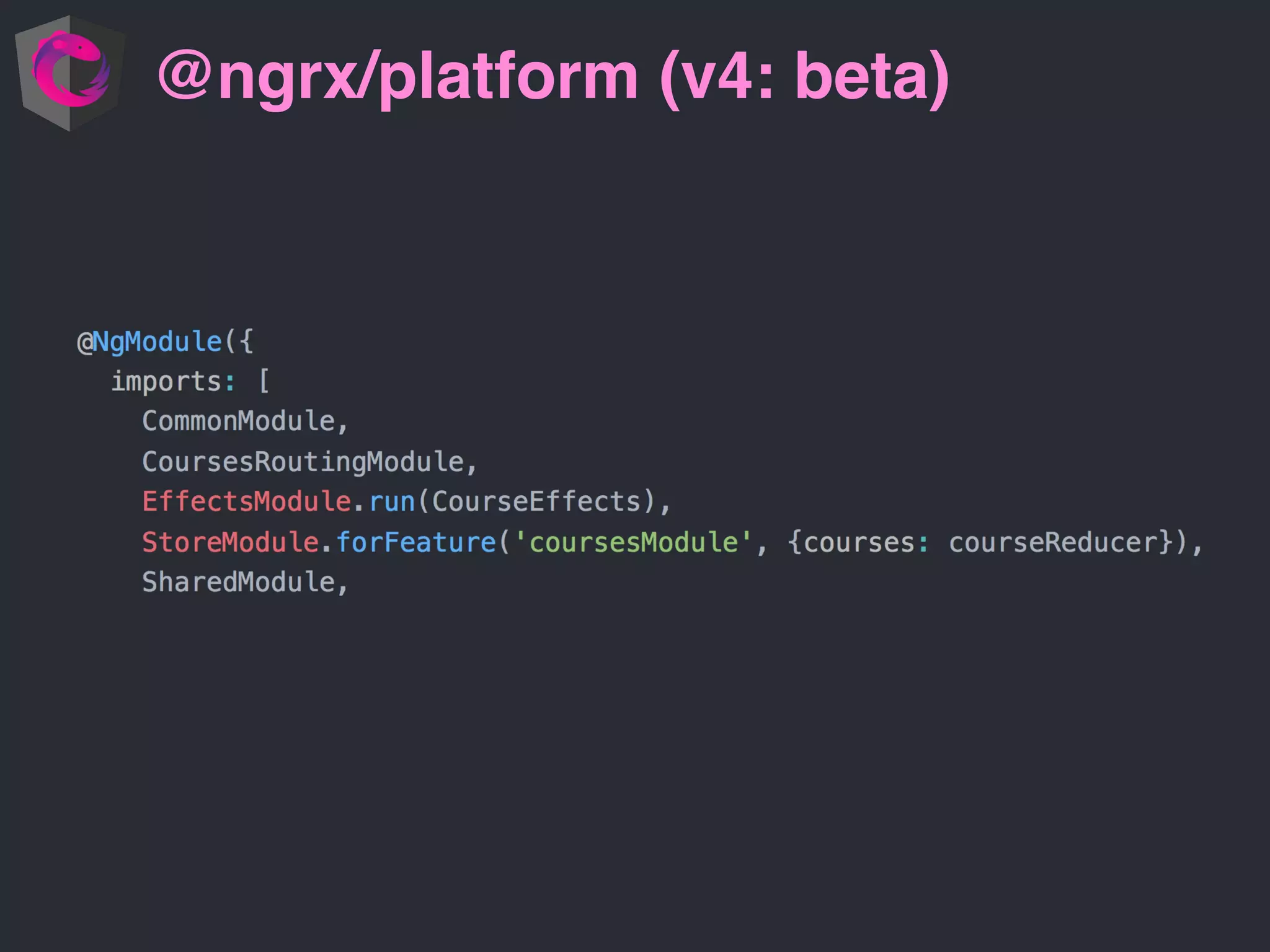 @ngrx/platform (v4: beta) 
